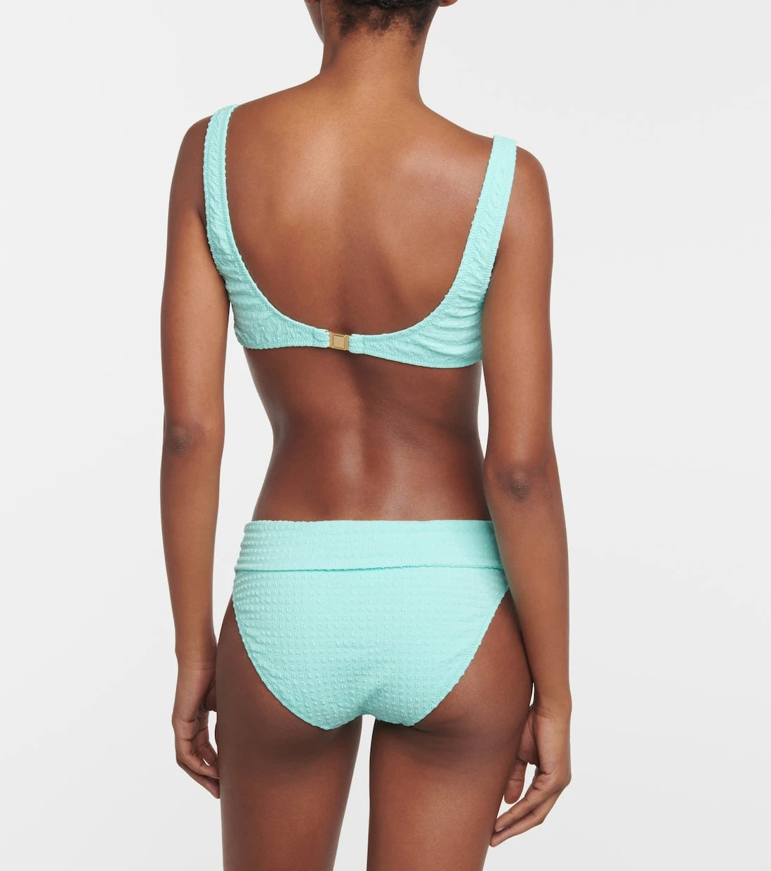 Heidi Klein - Great Thatch mid-rise bikini bottoms