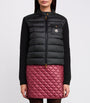 Moncler Black Down Panelled Cardigan