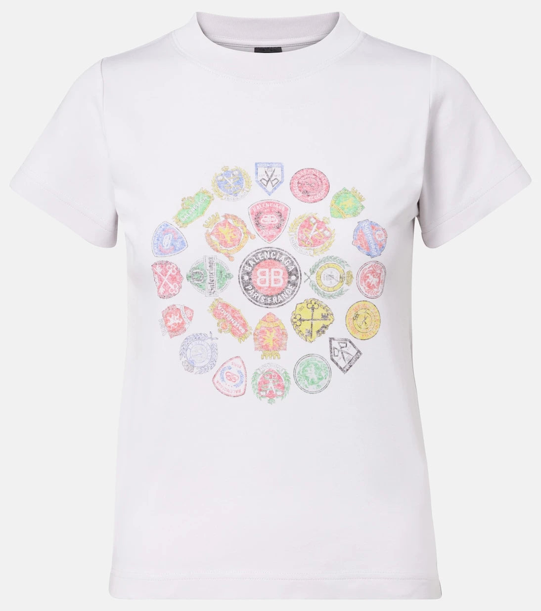 Balenciaga - Printed cotton jersey T-shirt