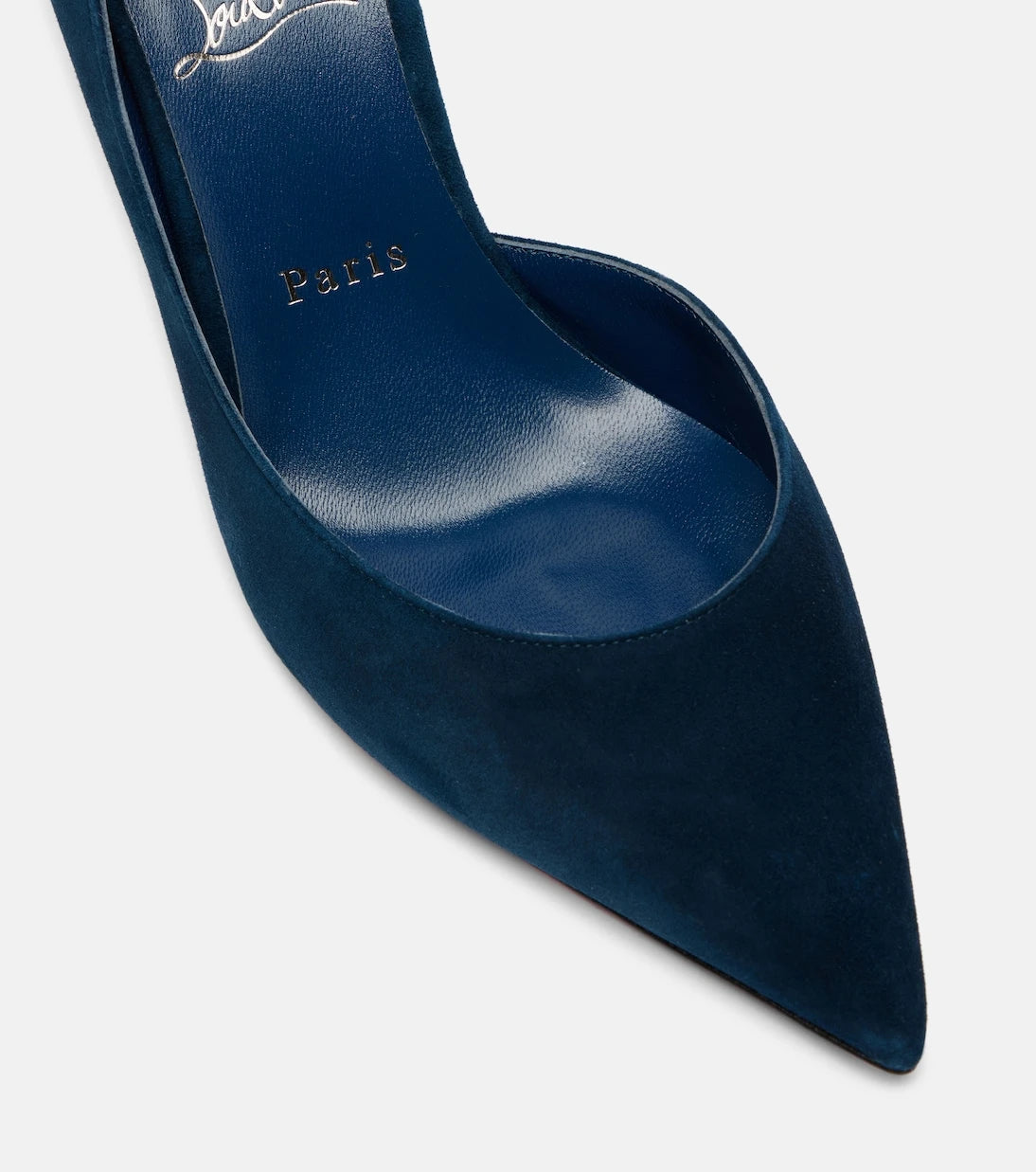 Christian Louboutin - Iriza 85 suede d'Orsay pumps