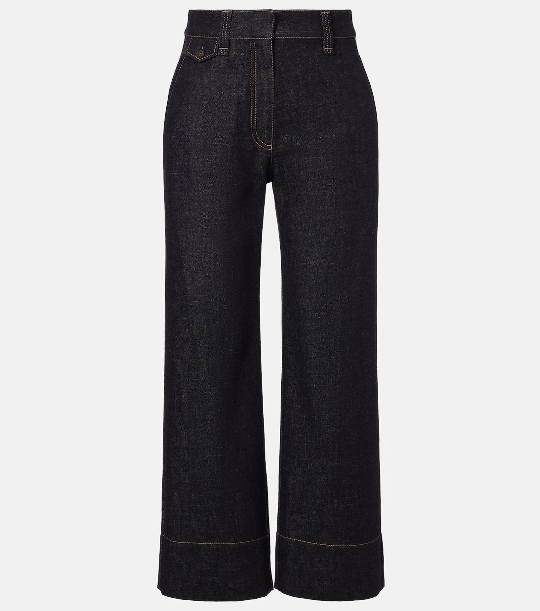 Brunello Cucinelli - High-rise wide-leg jeans