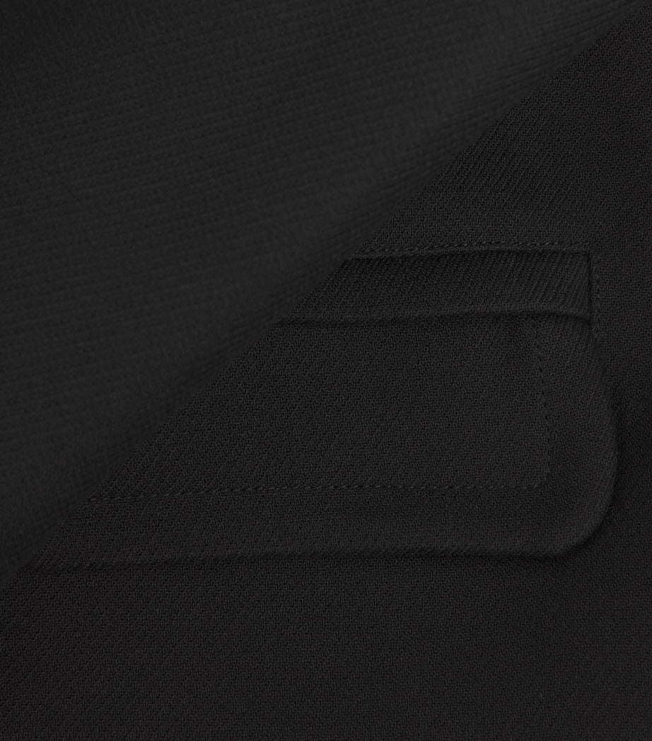 Black Cropped Spencer Jacket