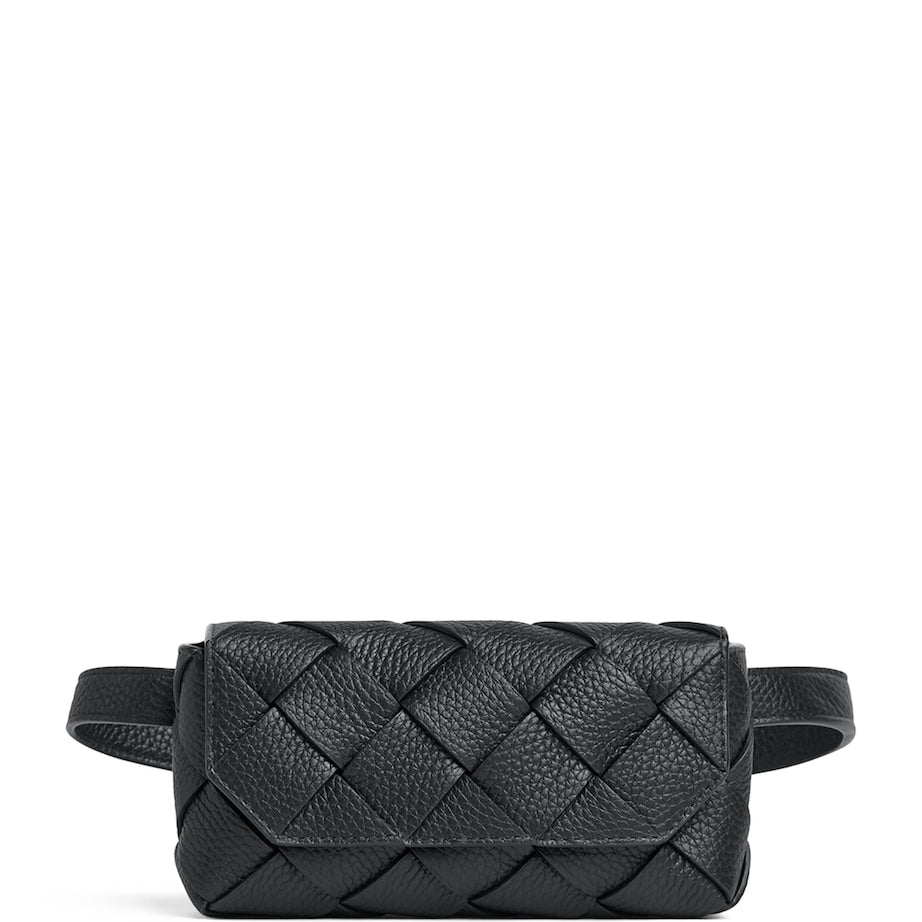 Leather Diago Belt Bag