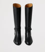 Black Leather Donnely Boots