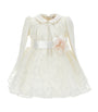 Tulle Glitter-Heart Appliqué Dress (3-36 Months)