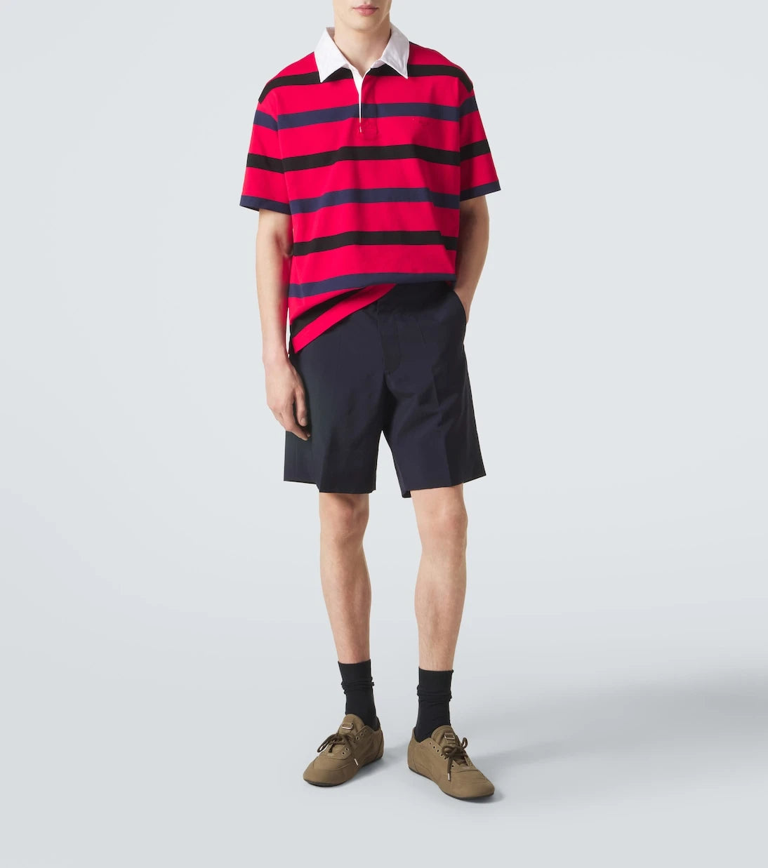 Prada - Collapse canvas sneakers