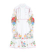 Valentino Multi Embroidered Shirt Dress