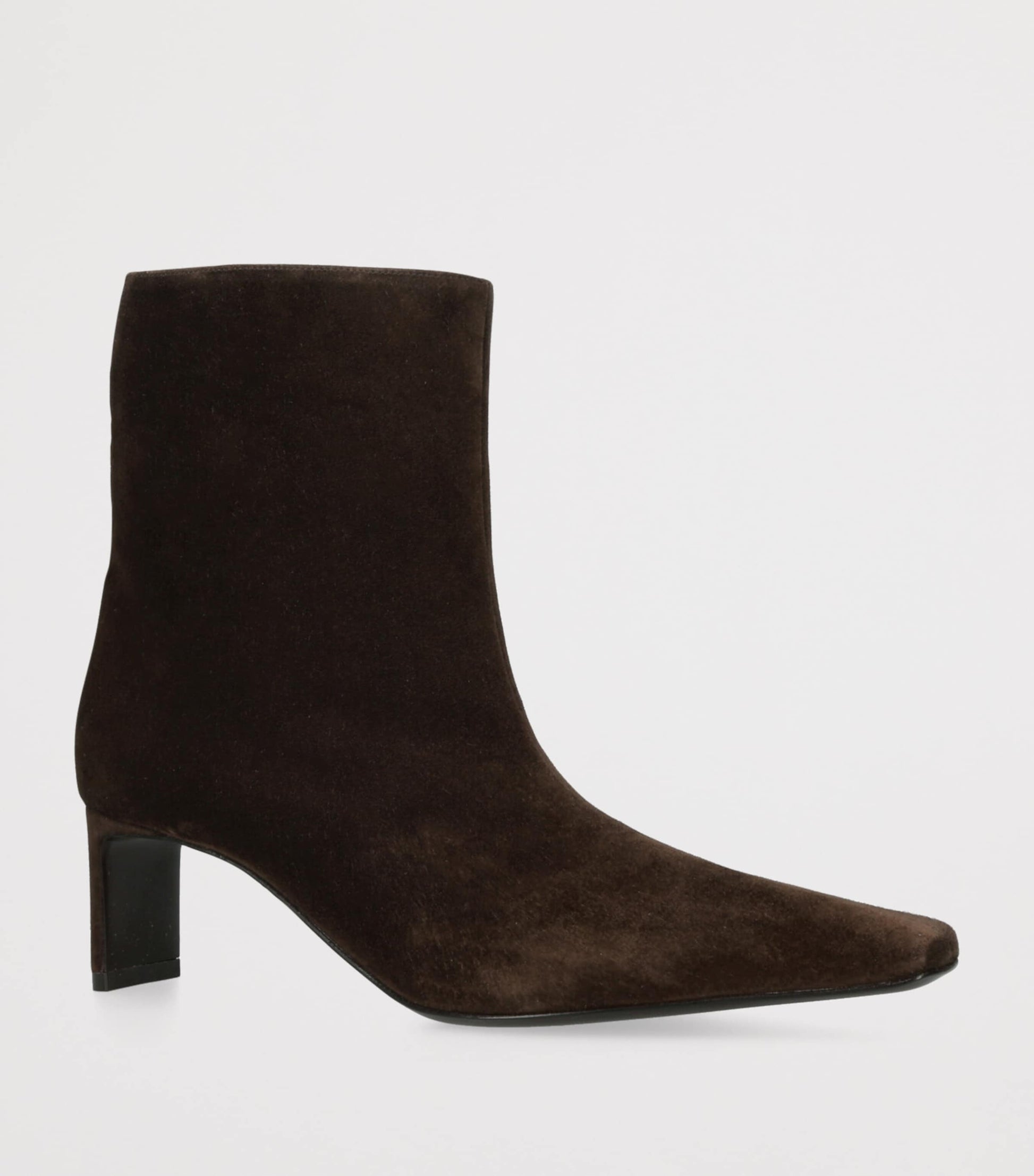 Khaite Brown Suede Ona Ankle Boots 55
