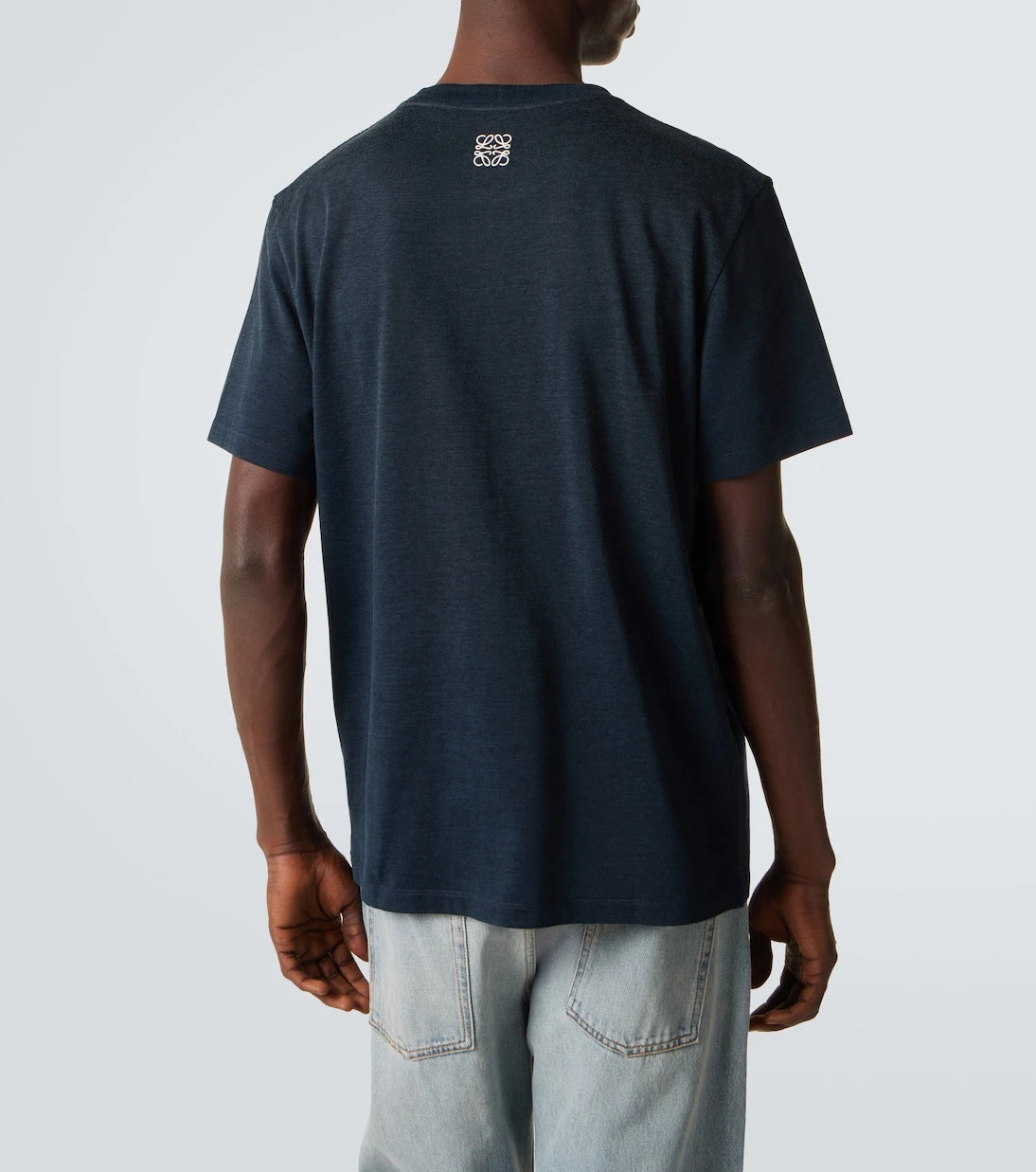 Loewe - Printed cotton-blend jersey T-shirt