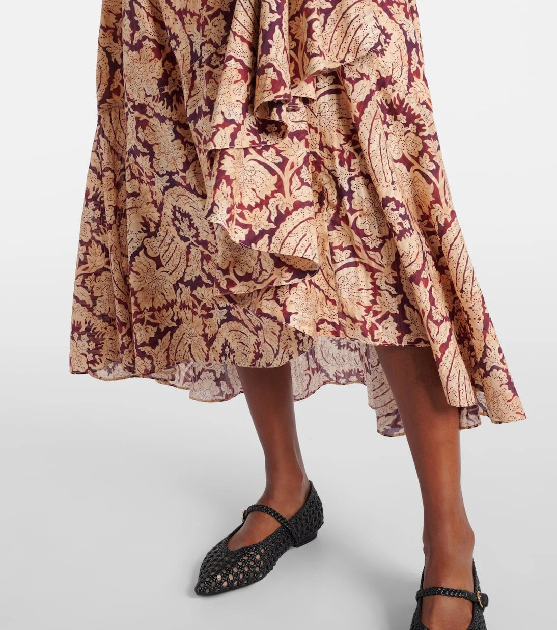 Ulla Johnson - Sabina printed cotton-blend maxi skirt
