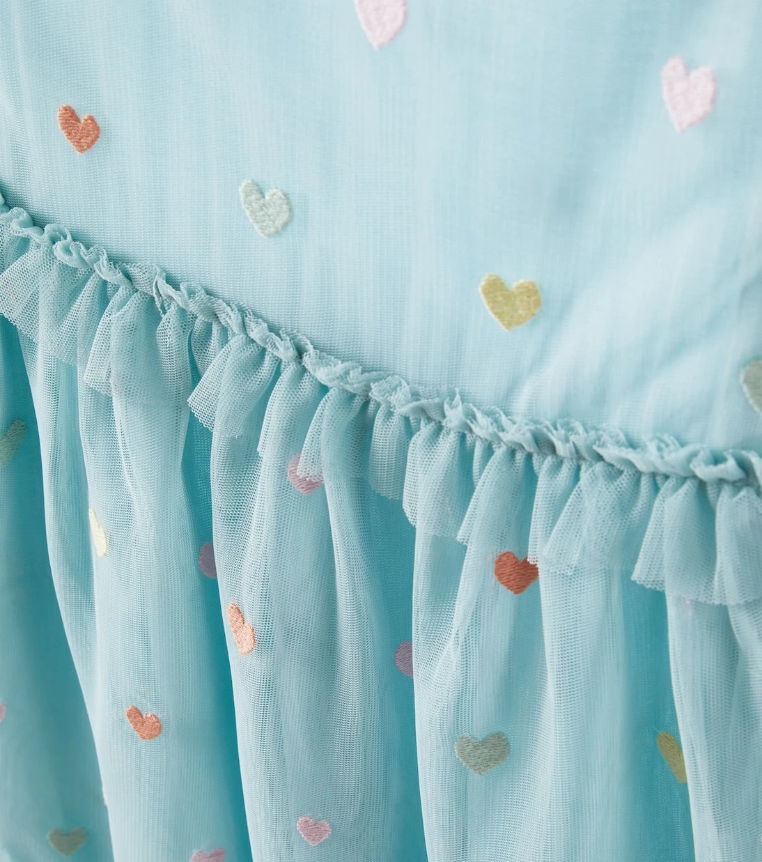 Stella McCartney Kids - Embroidered tulle dress