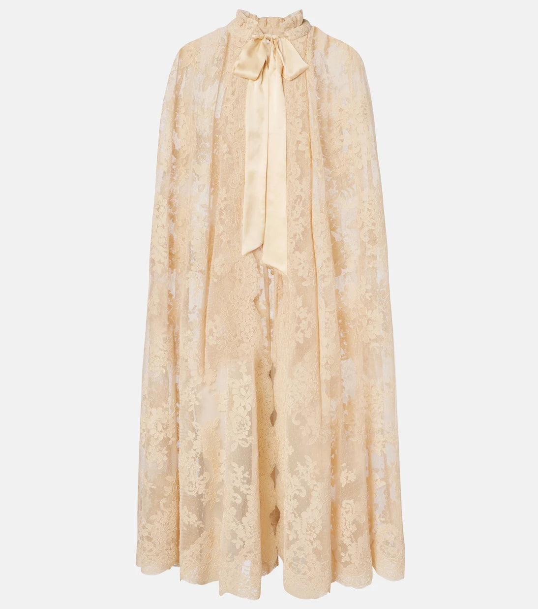 Zimmermann - Como silk-trimmed lace cape