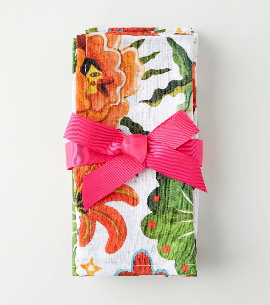 La DoubleJ - Large set of 6 floral napkins
