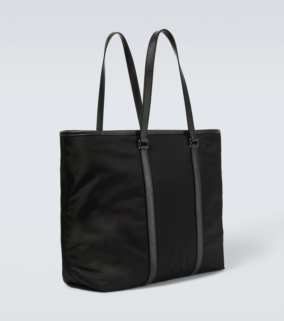 Prada - Re-Nylon leather-trimmed tote bag
