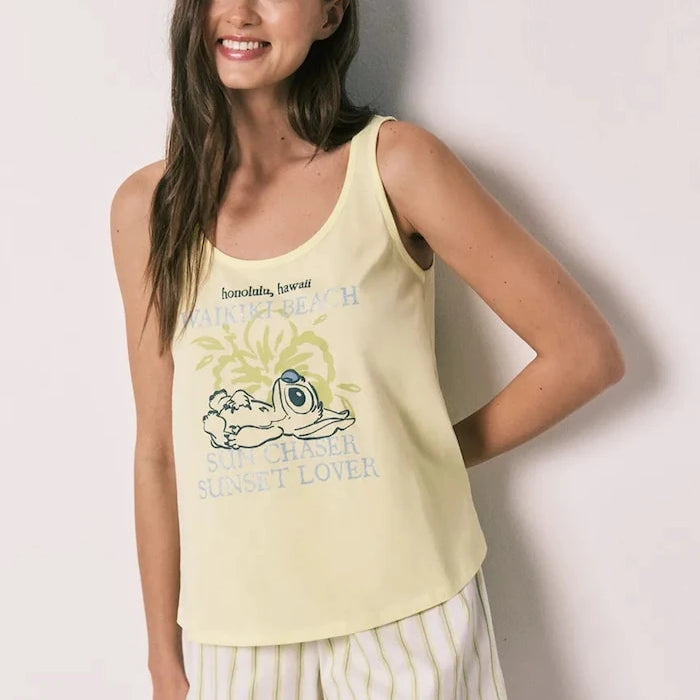 women'secret пижама от две части дамска от памук