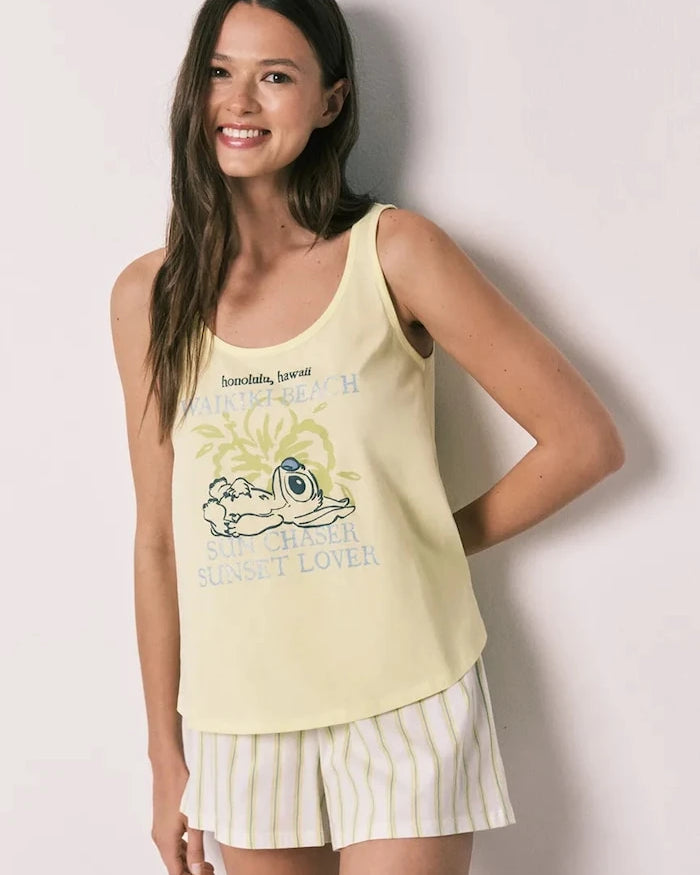 women'secret kadın pamuklu iki parçalı pijama