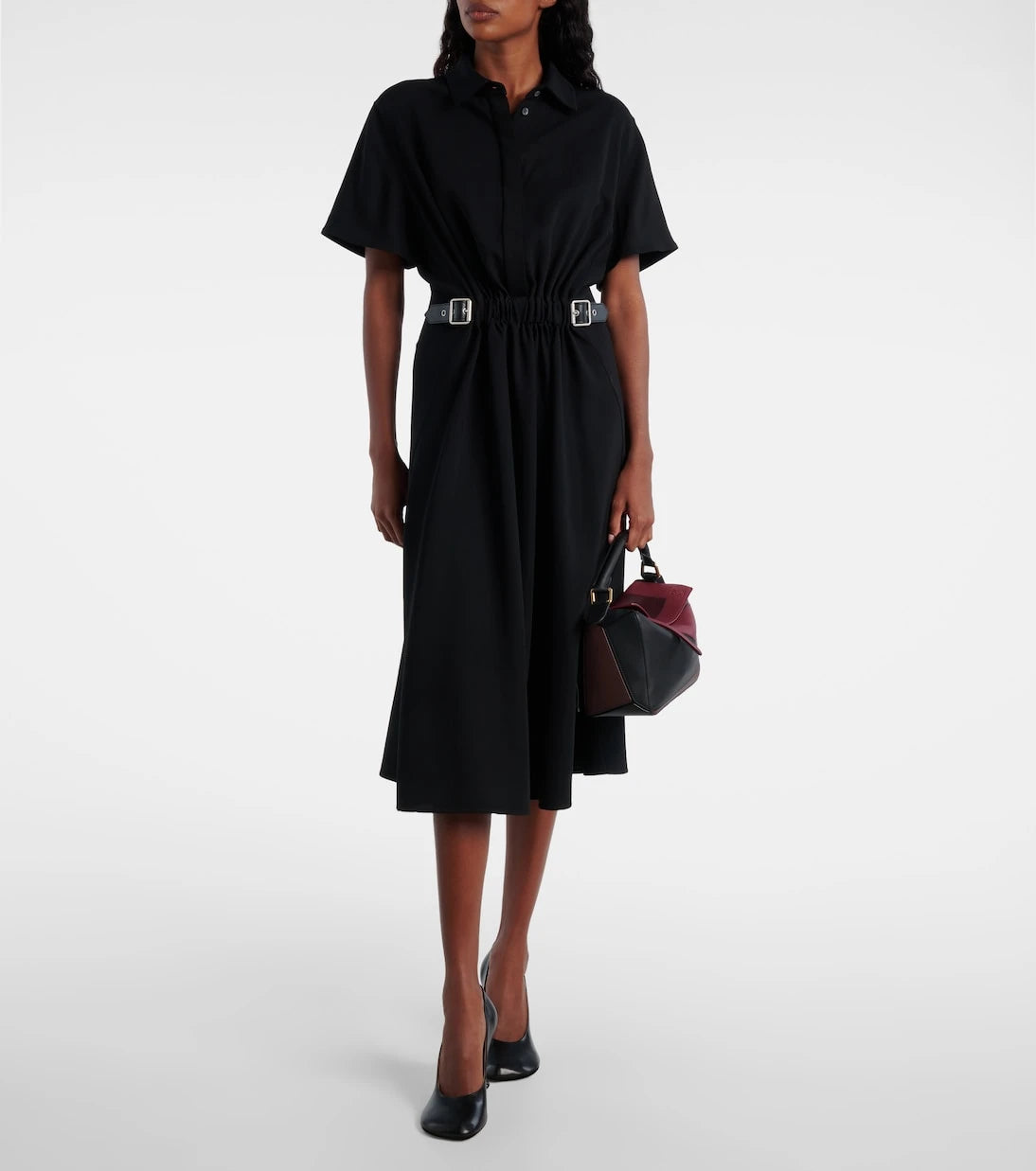 Loewe - فستان ميدي بحزام