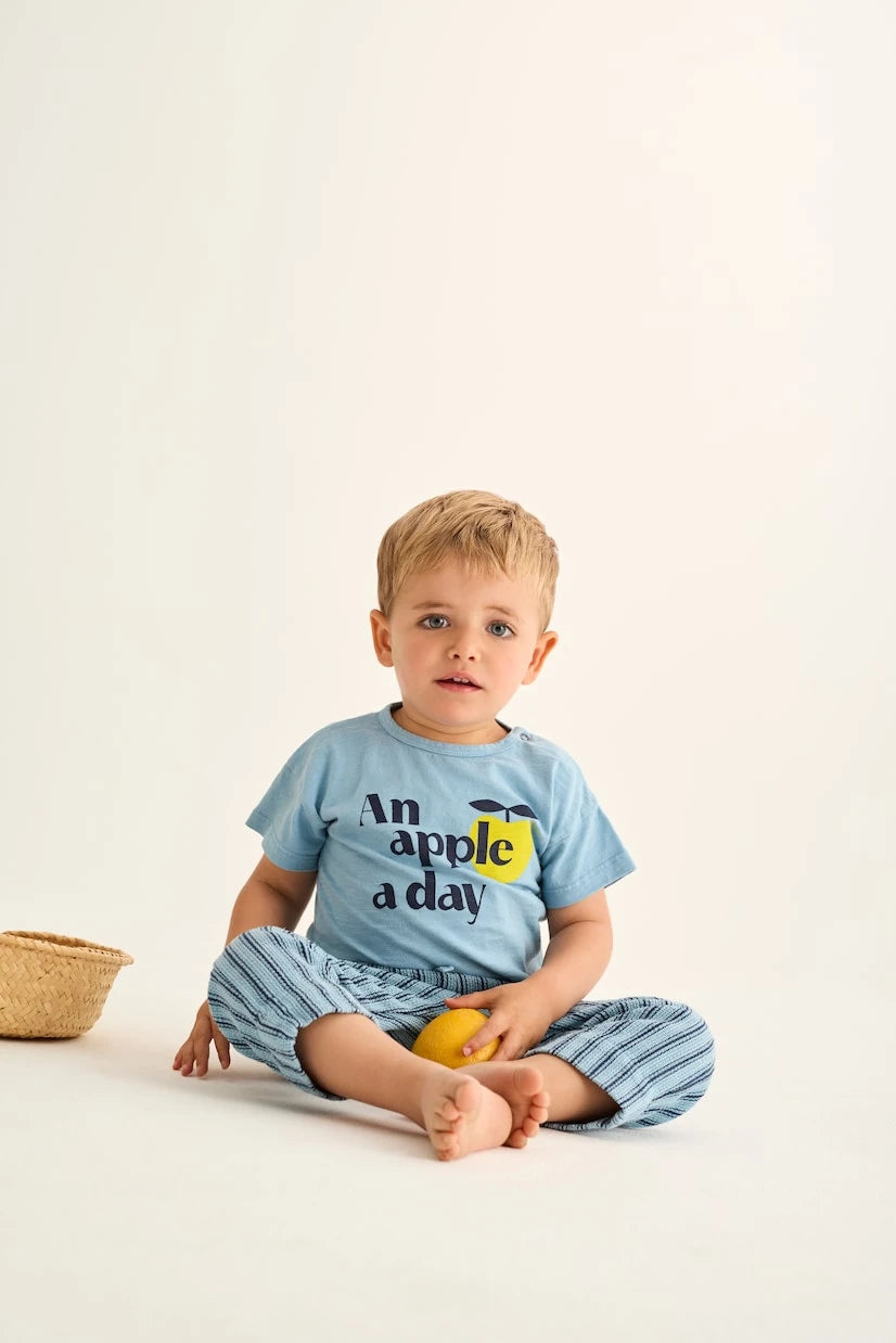 Cozmo - Baby Enzo striped cotton pants