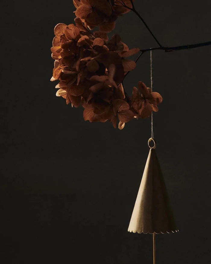 ferm LIVING Cone Bell 12 cm Noel Süsü (2 Adet)