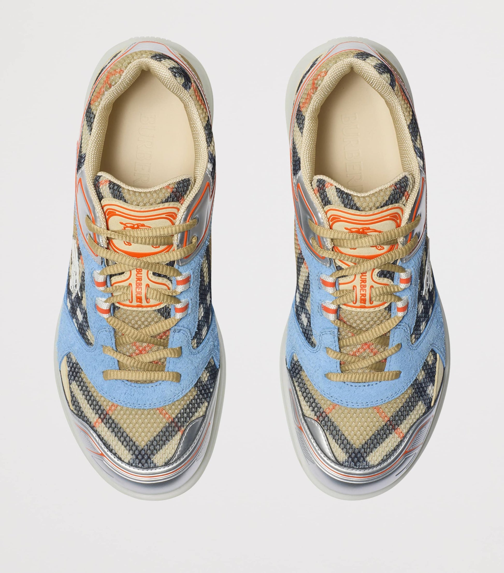 Burberry Leather Check Matrix Sneakers