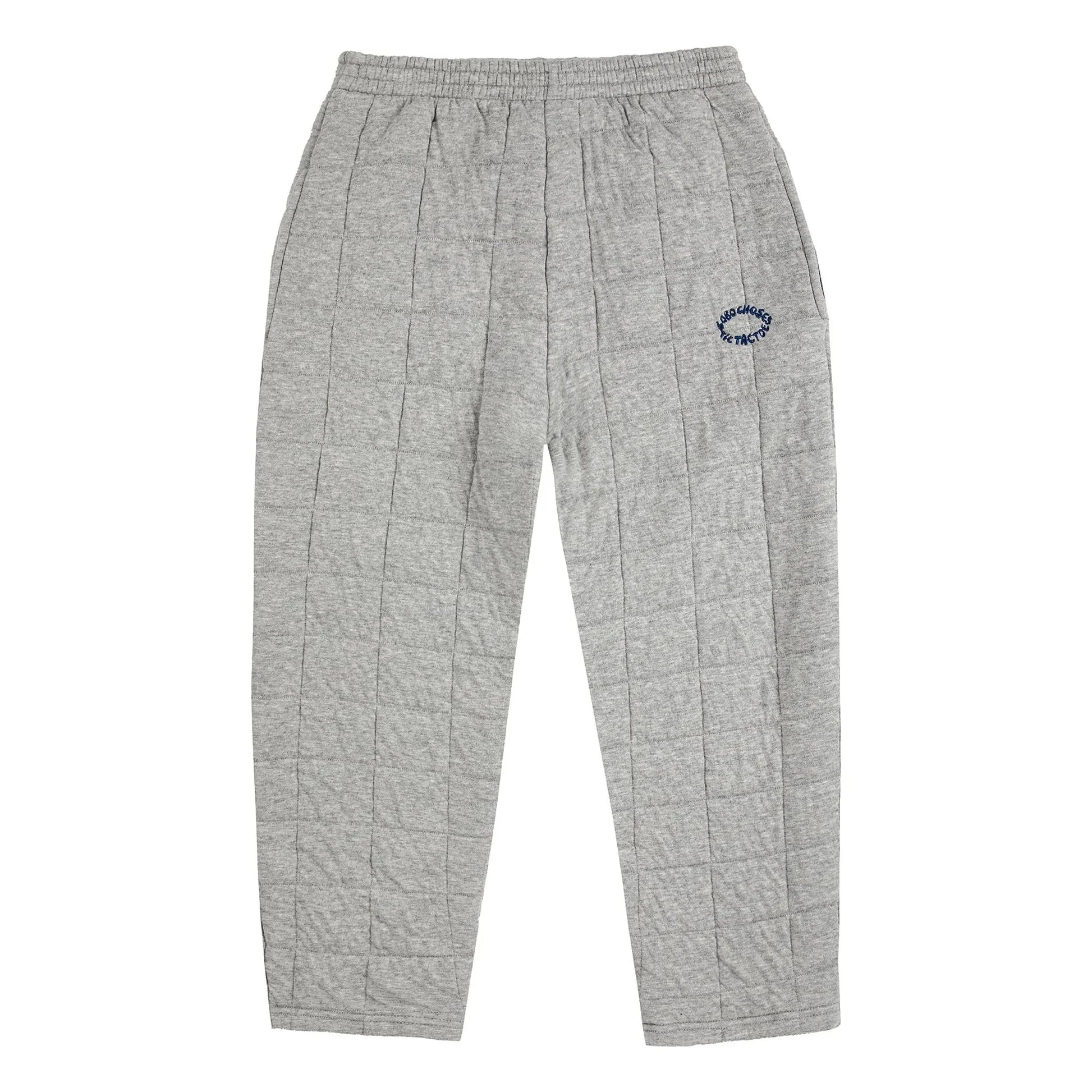 Bobo Choses - Quilted jogger | Heather grey