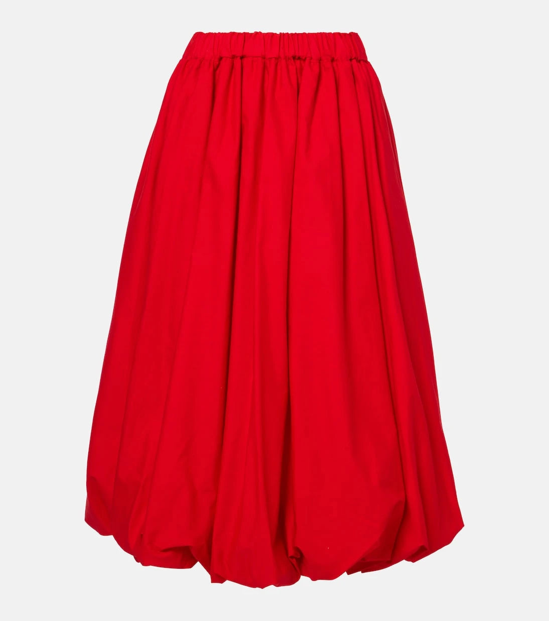 Noir Kei Ninomiya - Gathered cotton midi skirt