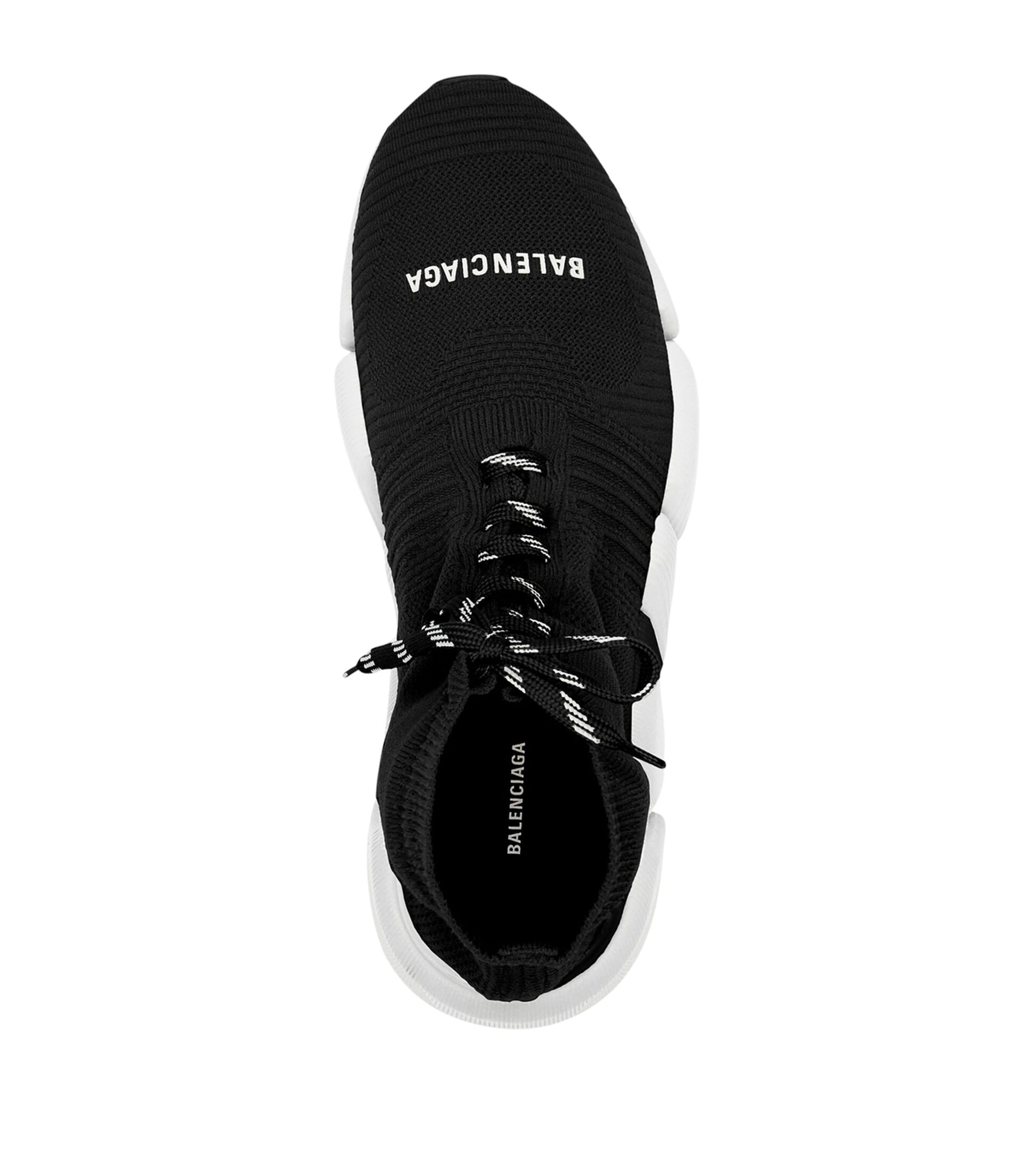 Balenciaga Black Speed 2.0 Lace-Up Sneakers