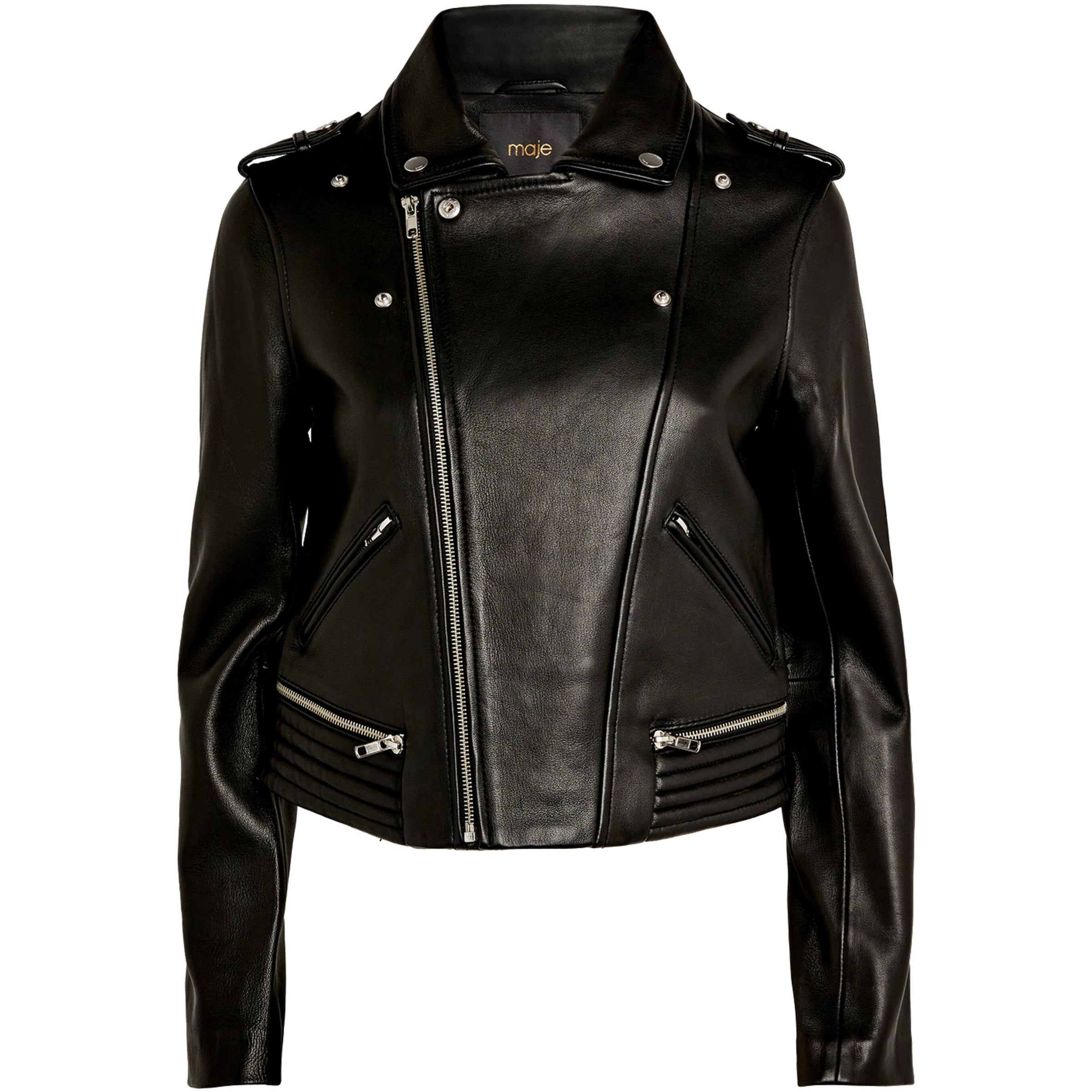 Black Leather Biker Jacket