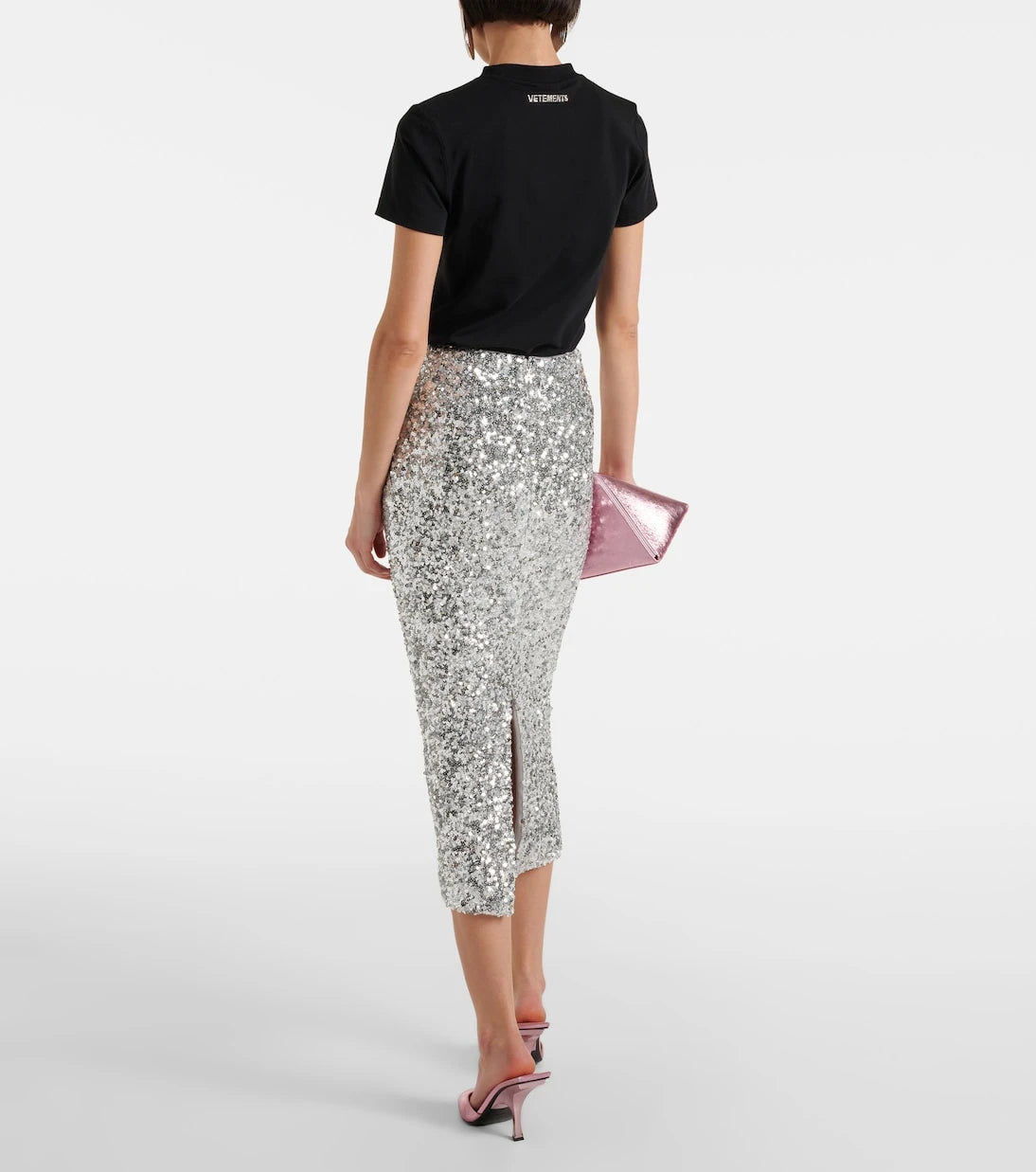 Rotate - Sequined midi skirt