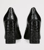 Alaïa Black Leather Point-Toe Pumps 90