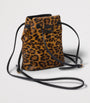 Calf Hair Logo Pouch