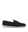 Suede Triangle Loafers