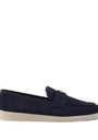 Suede Triangle Loafers