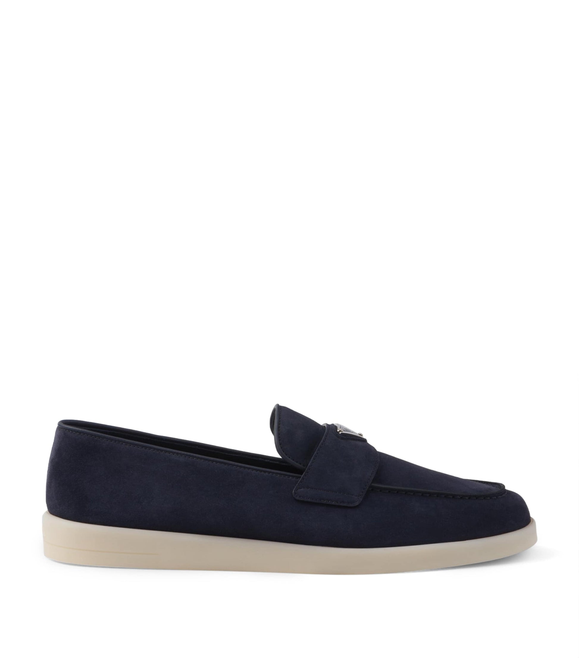 Suede Triangle Loafers
