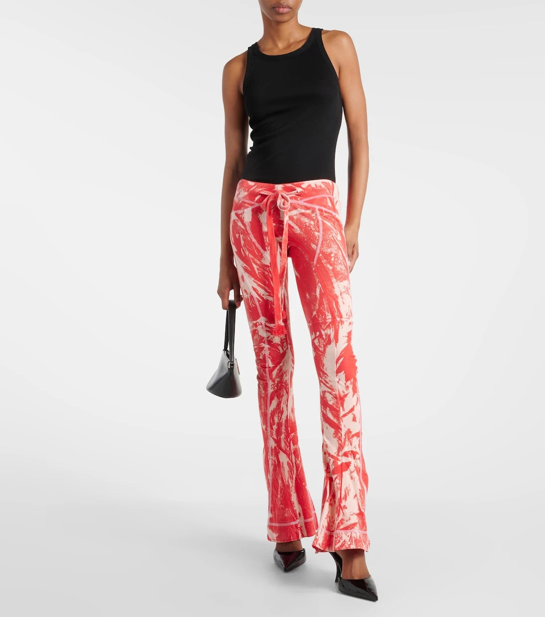KNWLS - Raze low-rise tie-dye flared pants
