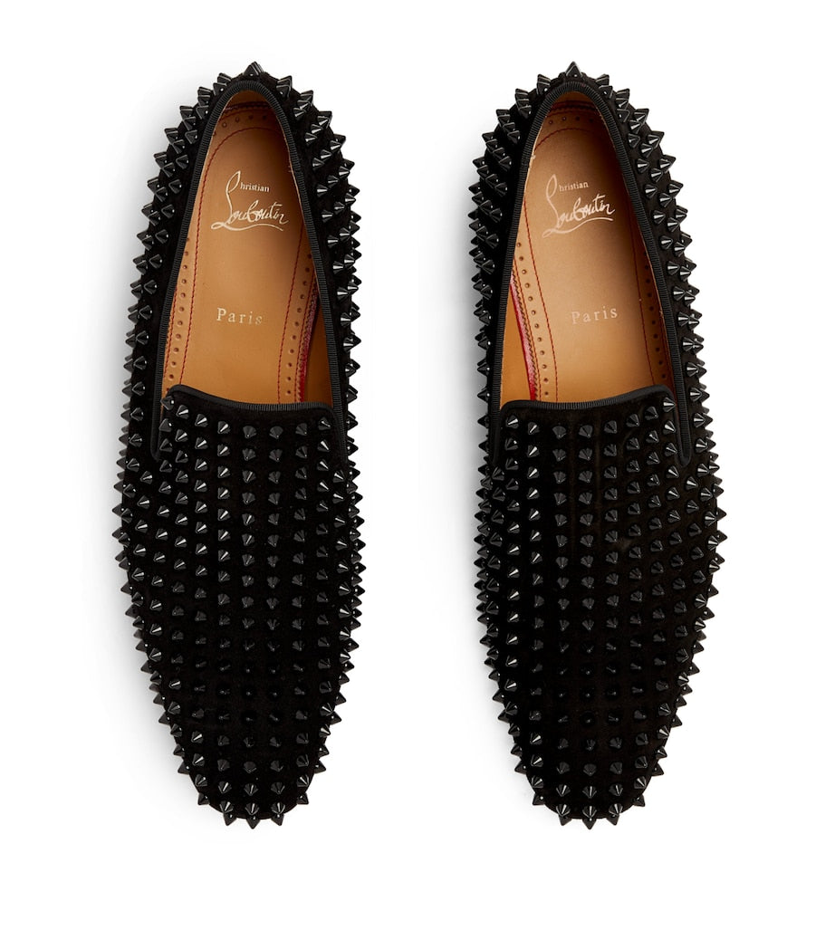 Dandelion Spikes Leather Loafers