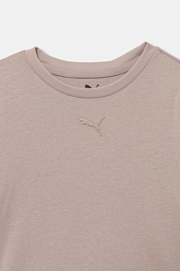 Puma çocuk pamuklu tişört ESS Centered Cat Logo