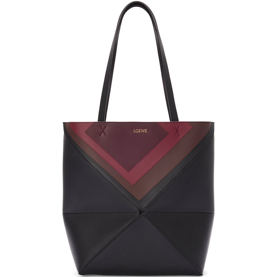 LOEWE x Albers Medium Leather Puzzle Fold Tote Bag
