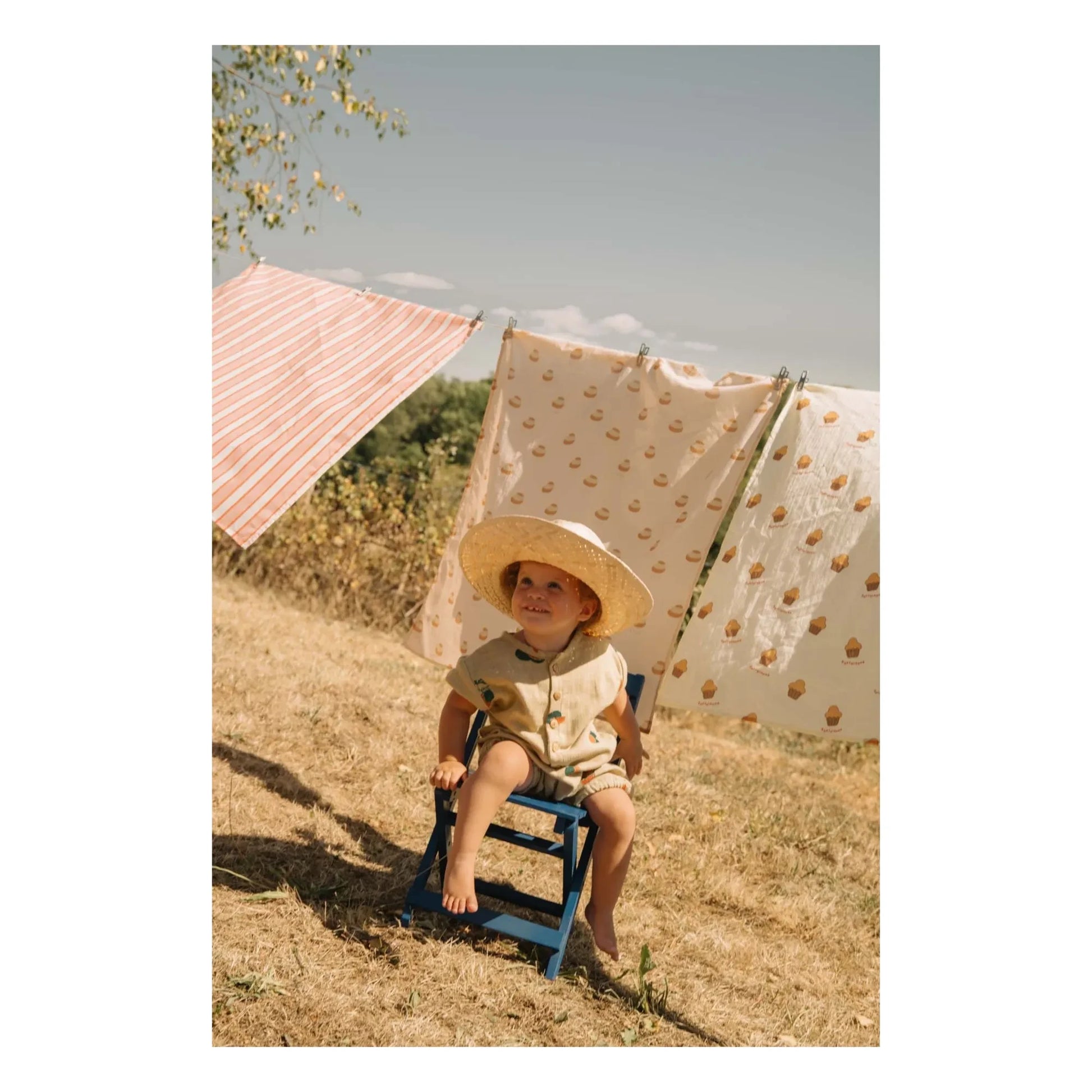 Studio Bohème - Combishort Bebecito Watermelon Organic Cotton | Sage