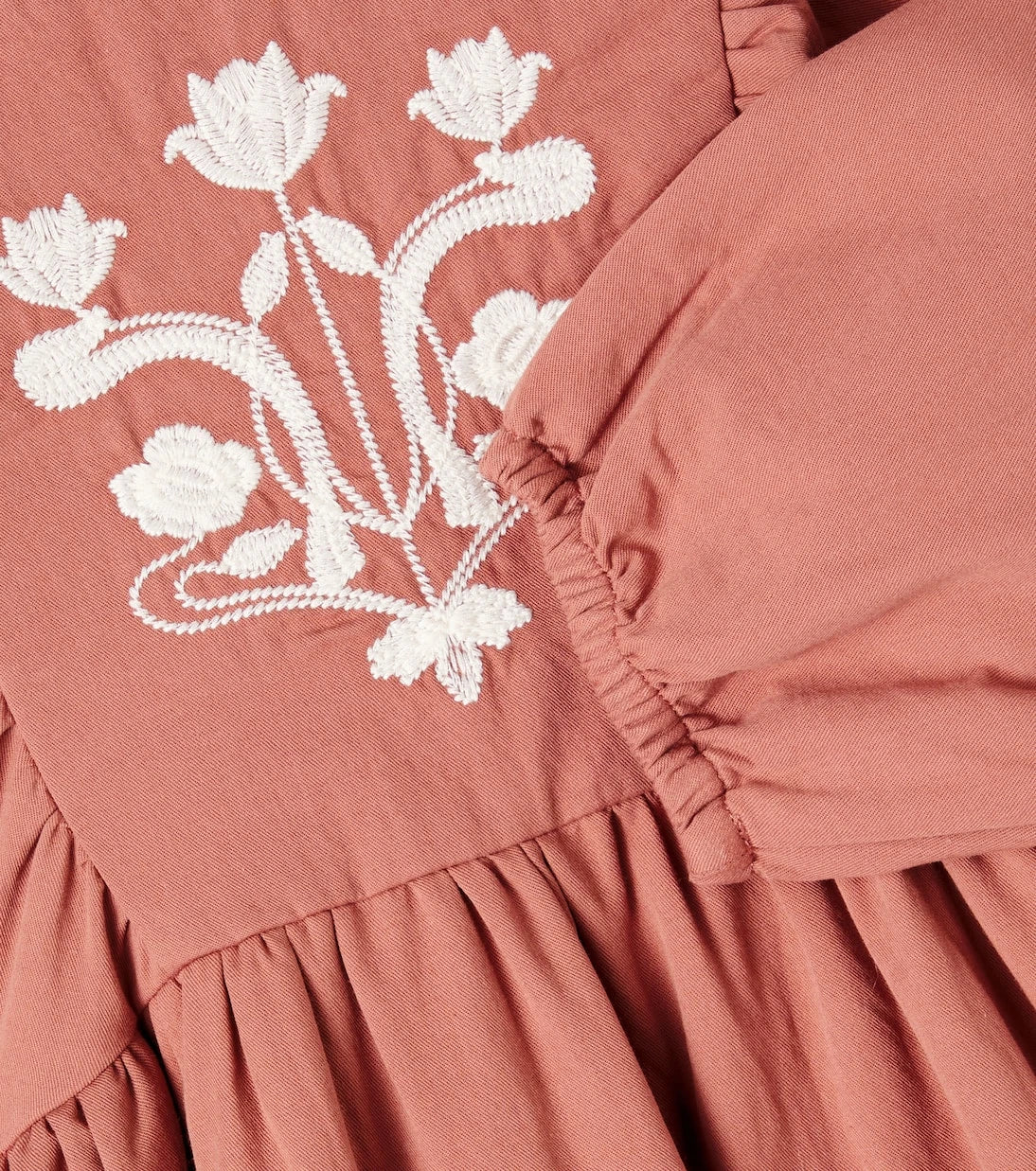 C'era Una Volta - Kana embroidered cotton dress