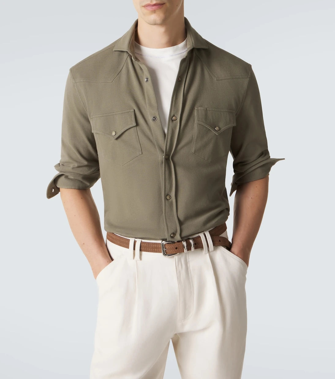 Brunello Cucinelli - Cotton overshirt