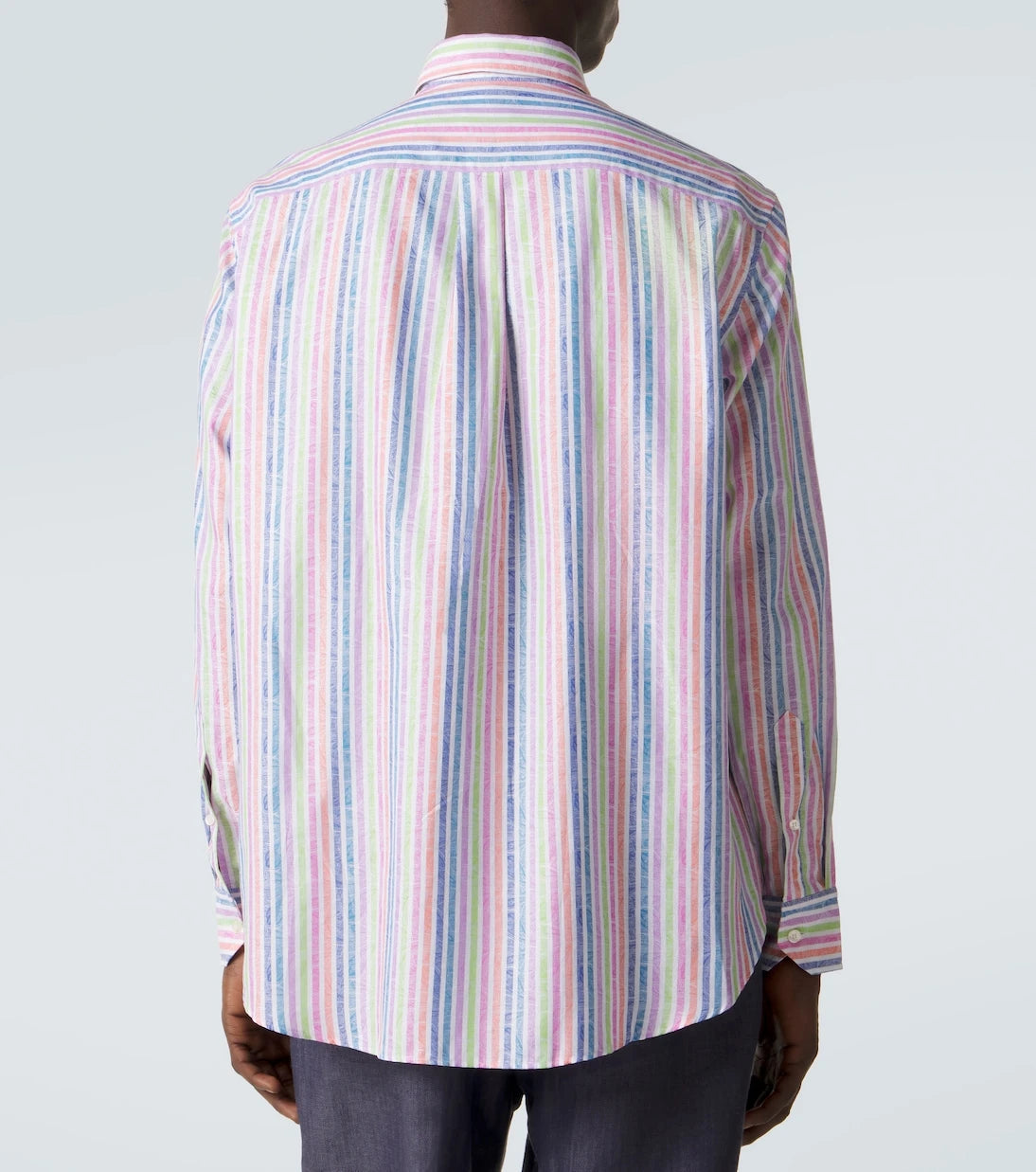 Etro - قميص قطني مخطط