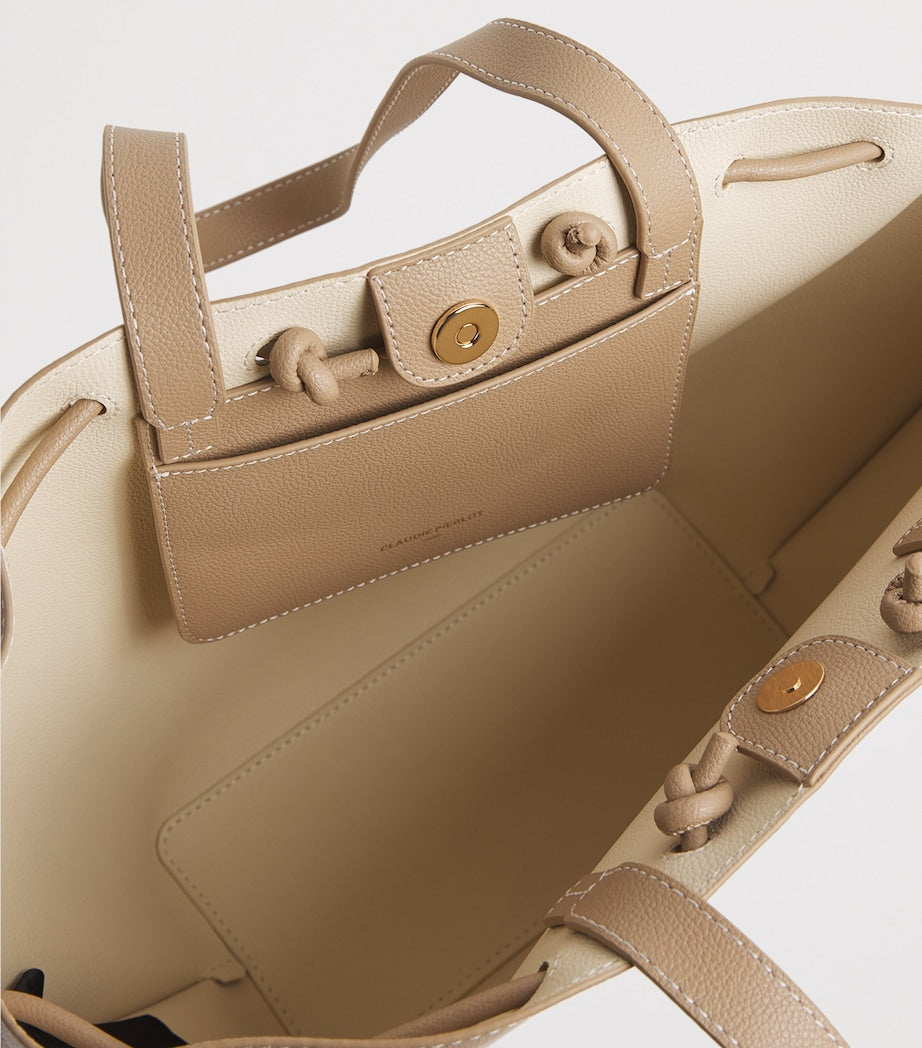 Claudie Pierlot Leather Alban Tote Bag