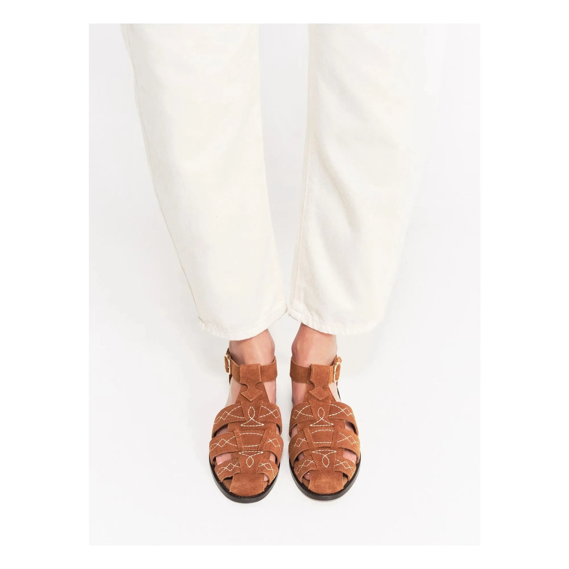 Socque Paris - Fishermans Ponza Daim | Camel