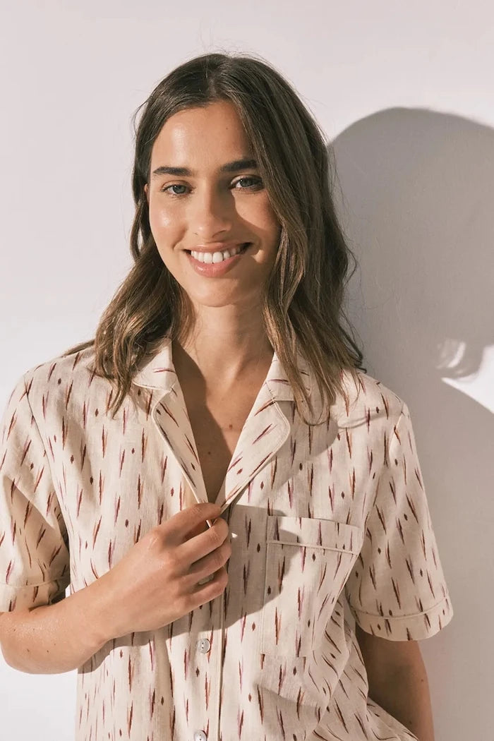 women'secret iki parçalı pamuklu kadın pijama seti