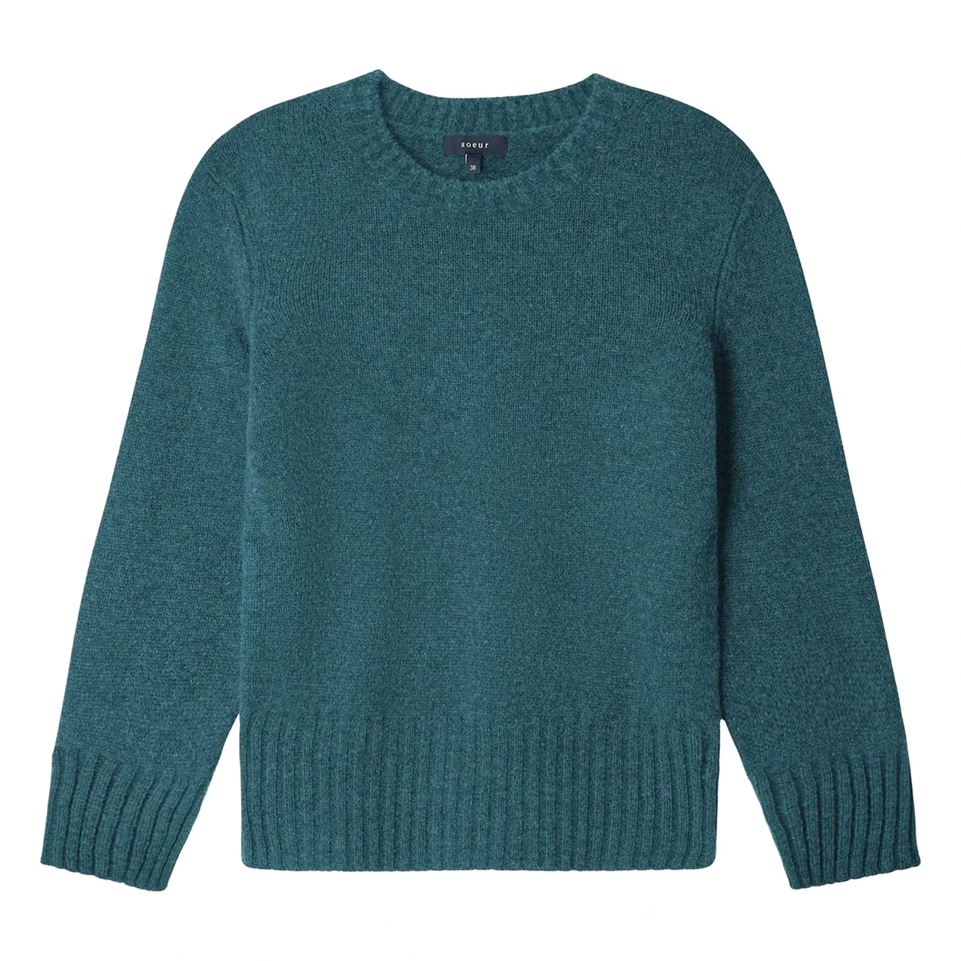 Soeur - Envie sweater | Peacock blue