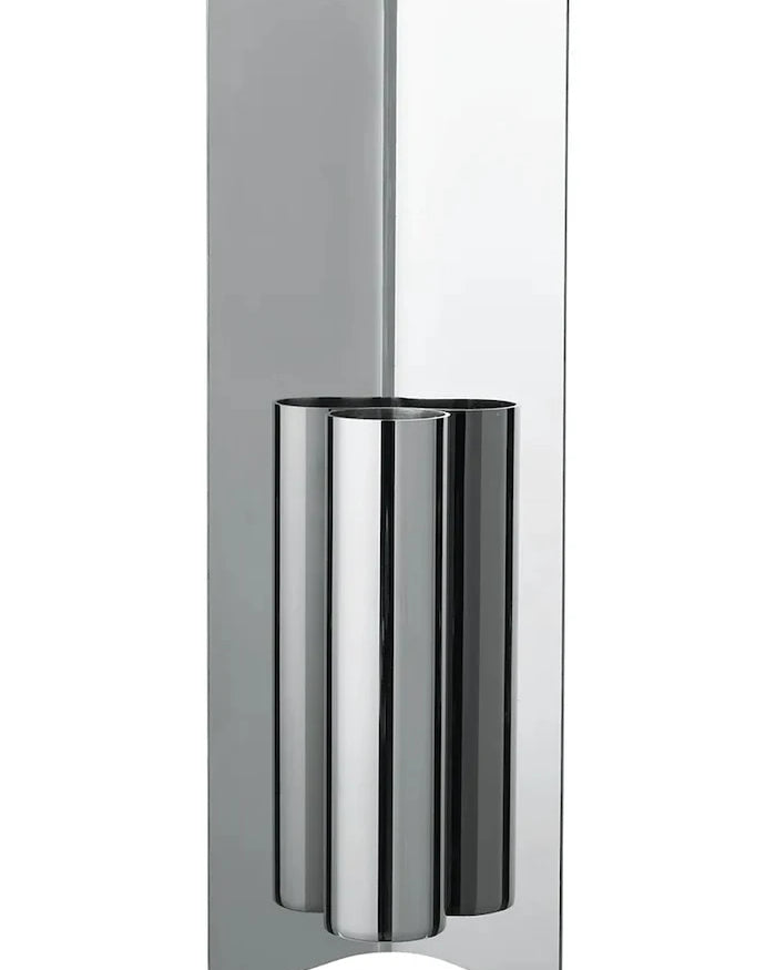 Ferm Living Paslanmaz Çelik Dekoratif Vazo 29 x 10 x 3,7 cm