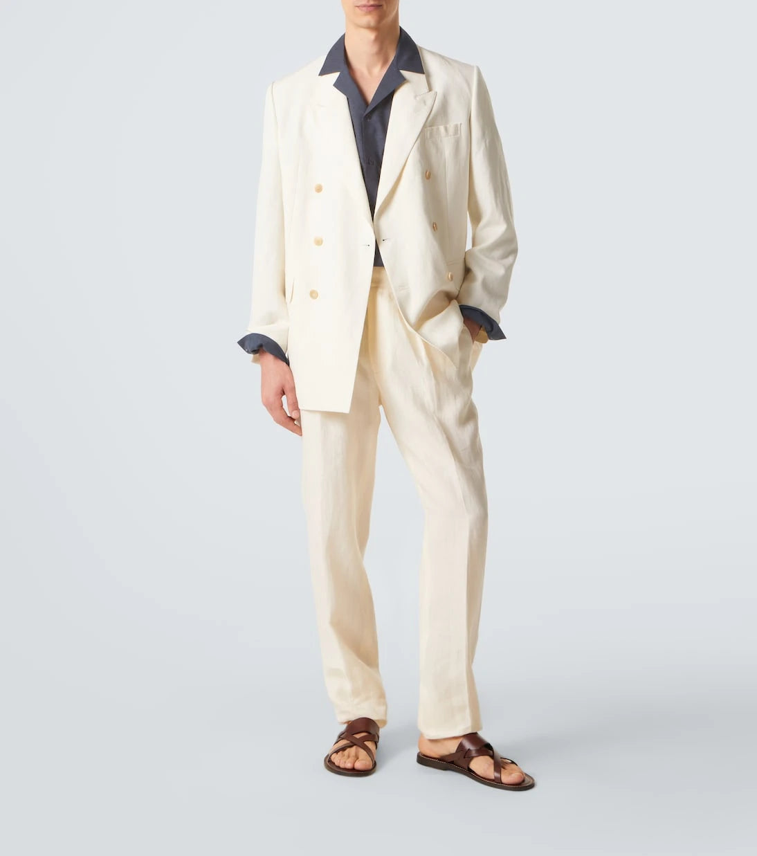 Frescobol Carioca - Safra cotton flannel shirt