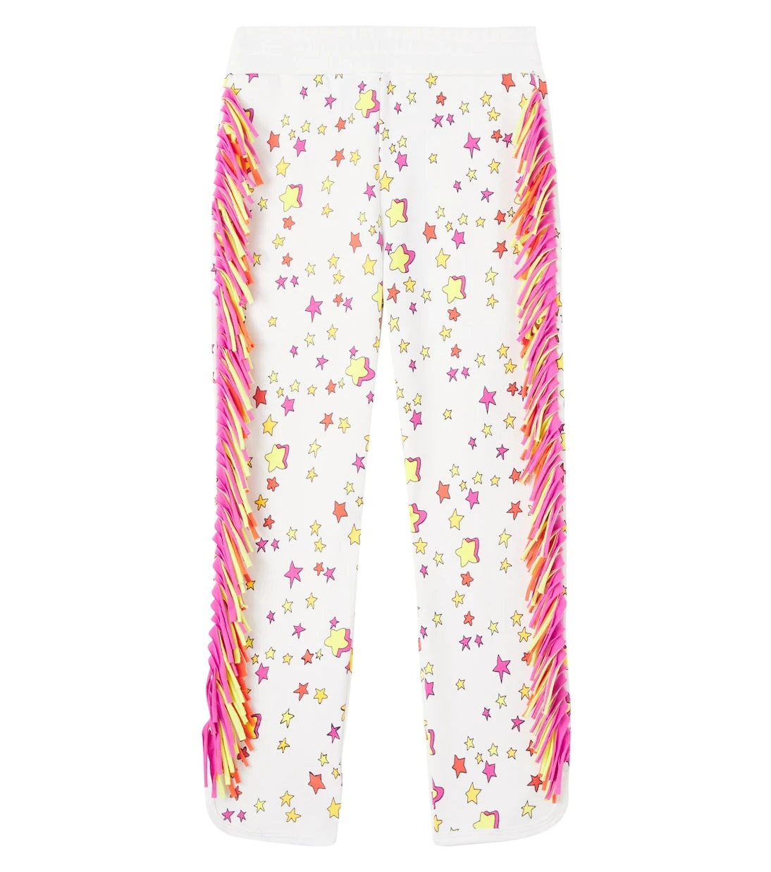 Stella McCartney Kids - Fringed printed cotton jersey sweatpants