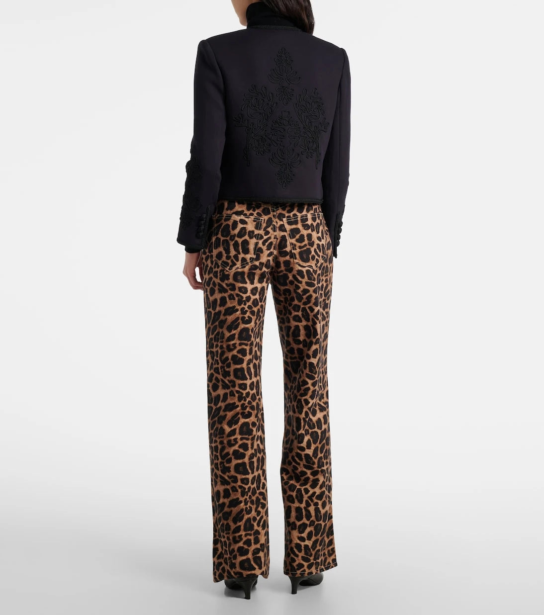 Veronica Beard - Latrell cropped embroidered jacket
